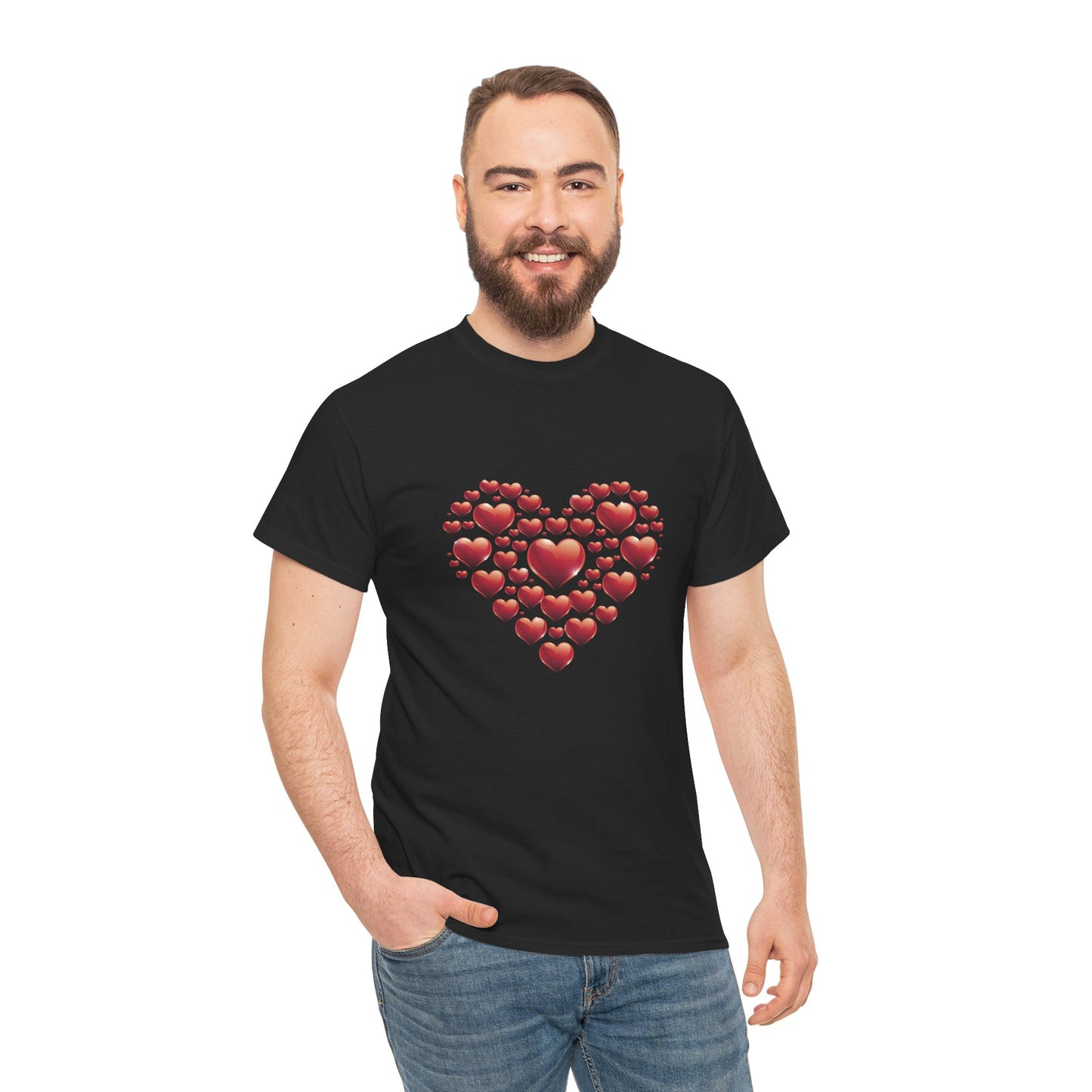 Heart Of Hearts Shirt, Minimal Valentine Shirt, Red Heart Graphic Tee, Love Aesthetic T Shirt, Valentine Gift Shirt