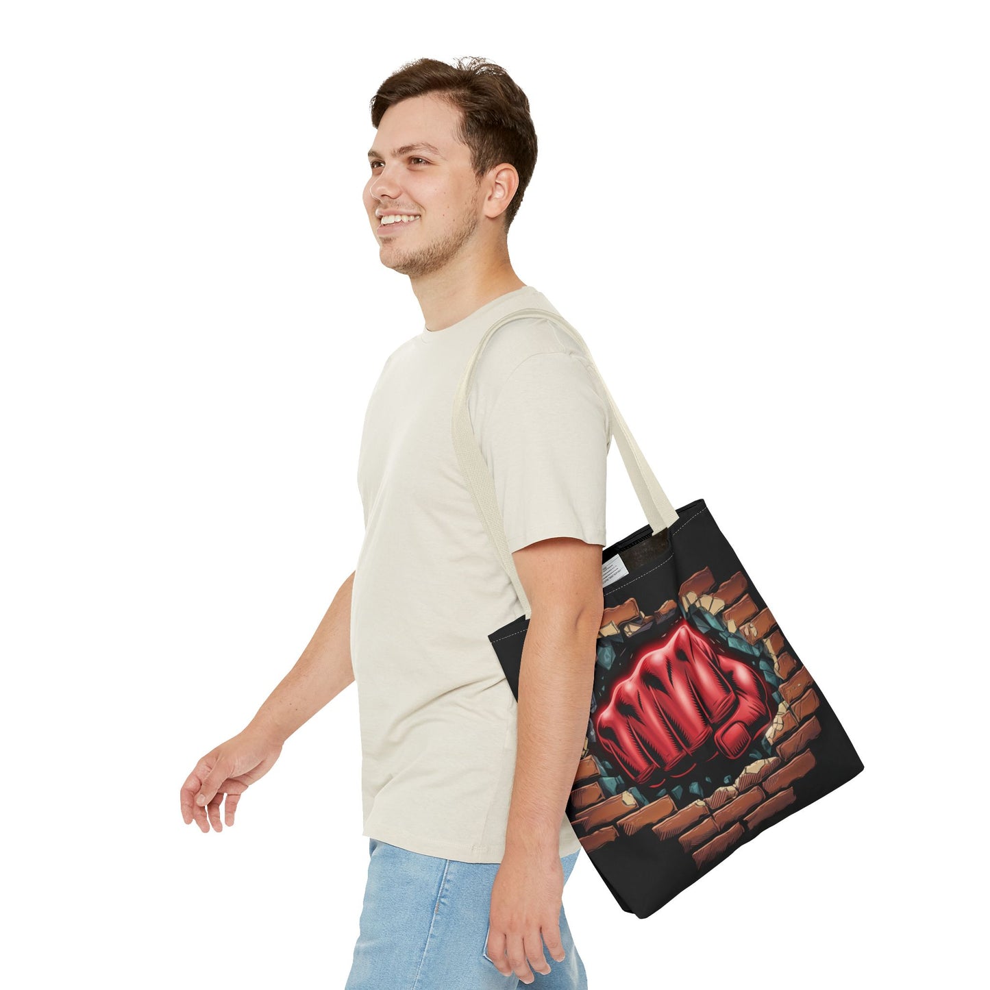 Red Fist Tote Bag