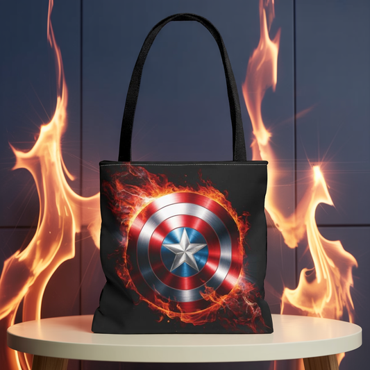 Captain America Shield Tote Bag