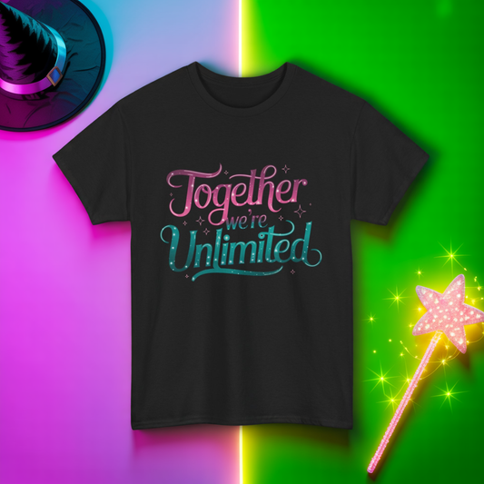 Together We're Unlimited Wicked Shirt - Broadway Musical Tee, Defy Gravity Quote, Witchcore Gift, Elphaba Glinda Unisex T-Shirt 2025