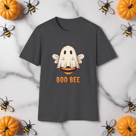 Funny Boo Bee Halloween Shirt – Cute Ghost Bee Costume Tee, Spooky Season Pun Shirt, Bee Lover Gift, Fall T-Shirt, Unisex Sizes