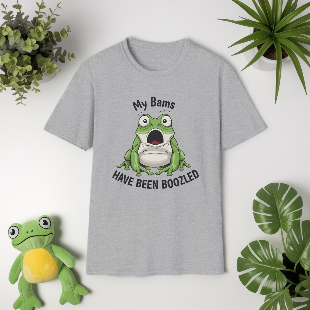 My Bams Have Been Boozled Shirt, Funny Frog T Shirt, Meme Frog Shirt, Bamboozled Tee, Sarcastic Humor Shirt, Frog Meme Gift