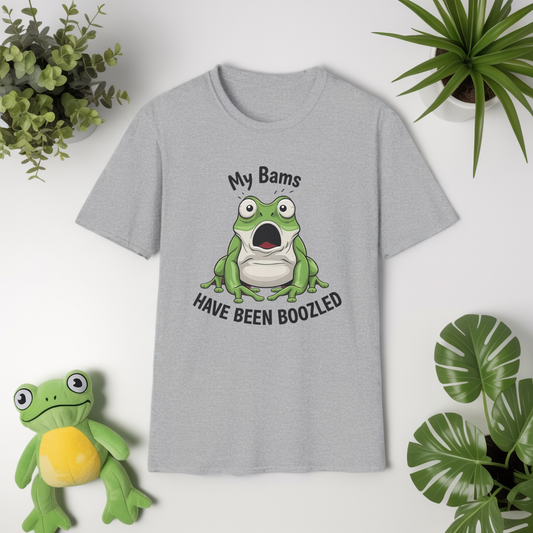 My Bams Have Been Boozled Shirt, Funny Frog T Shirt, Meme Frog Shirt, Bamboozled Tee, Sarcastic Humor Shirt, Frog Meme Gift