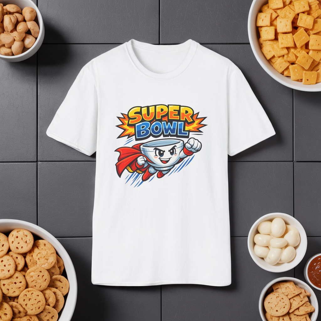 Super Bowl Shirt, Funny Super Bowl T Shirt, Football Party Shirt, Game Day Shirt, Bowl Pun Shirt, Super Bowl Party Tee, Unisex Graphic Tee