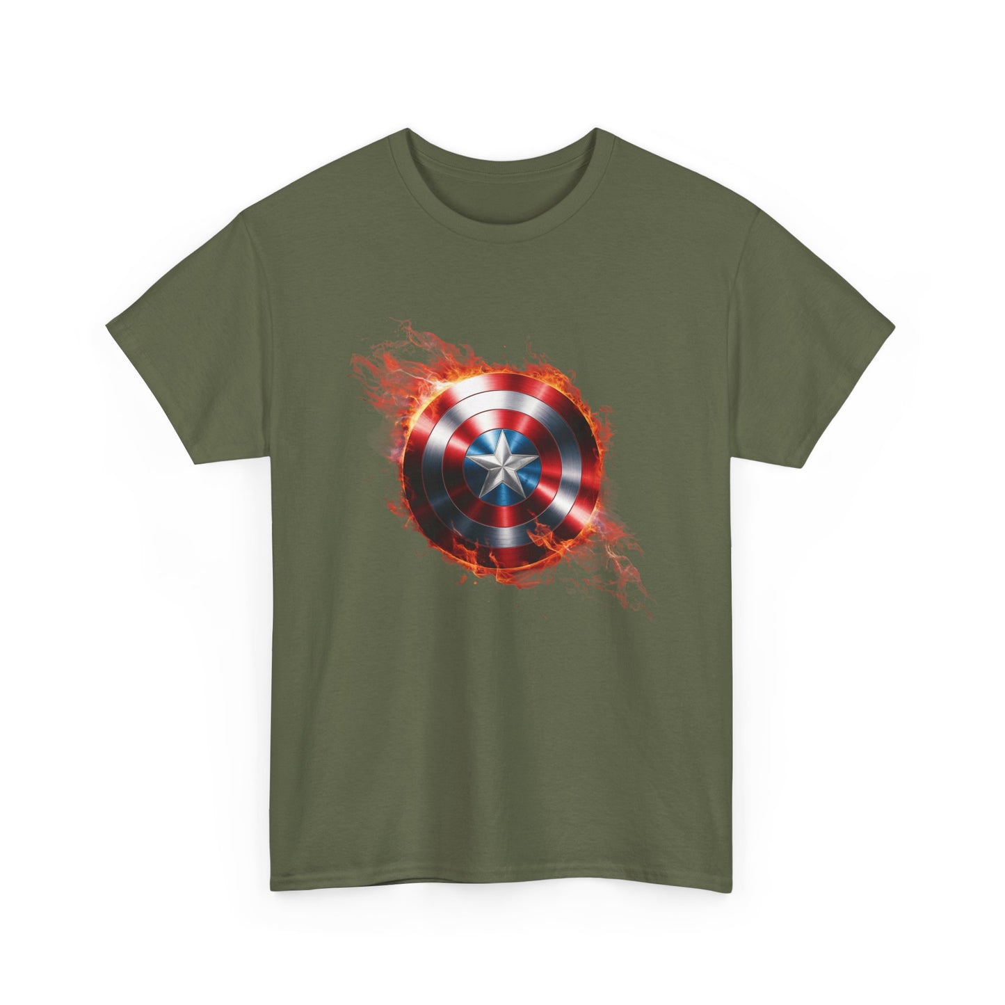 Captain America Flame Tee