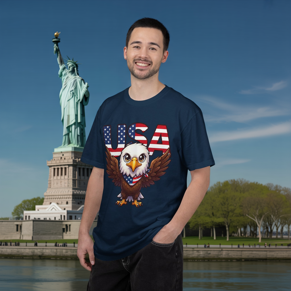 USA Eagle Shirt, Patriotic Comfort Colors Shirt, American Flag Eagle T Shirt, Fourth Of July Shirt, Freedom Graphic Tee, USA Pride Shirt