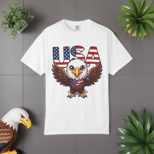 USA Eagle Shirt, Patriotic Comfort Colors Shirt, American Flag Eagle T Shirt, Fourth Of July Shirt, Freedom Graphic Tee, USA Pride Shirt