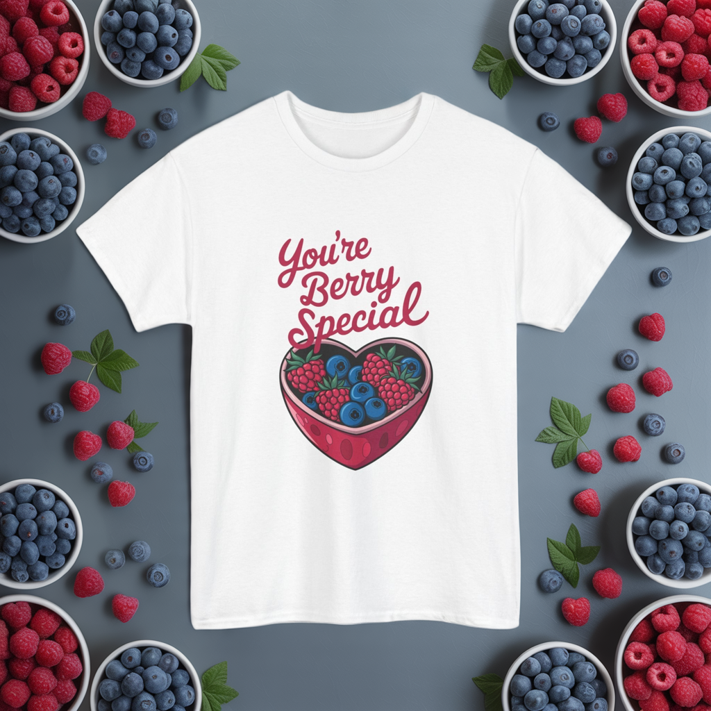 You’re Berry Special Shirt, Cute Valentine Shirt, Berry Pun T Shirt, Fruit Heart Graphic Tee, Valentine Gift Shirt, Love Pun Tee