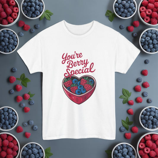 You’re Berry Special Shirt, Cute Valentine Shirt, Berry Pun T Shirt, Fruit Heart Graphic Tee, Valentine Gift Shirt, Love Pun Tee