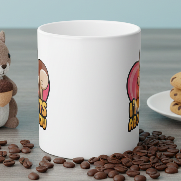 Im Nuts About You Mug, Color Changing Mug, Funny Squirrel Coffee Mug, Valentine Gift For Her Him, Cute Love Mug, Heat Reveal Cup