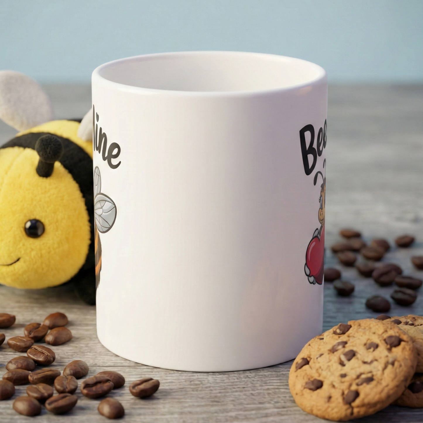 Bee Mine Mug, Color Changing Mug, Bee Valentine Gift, Cute Love Coffee Mug, Funny Pun Mug, Heat Reveal Cup For Her Him