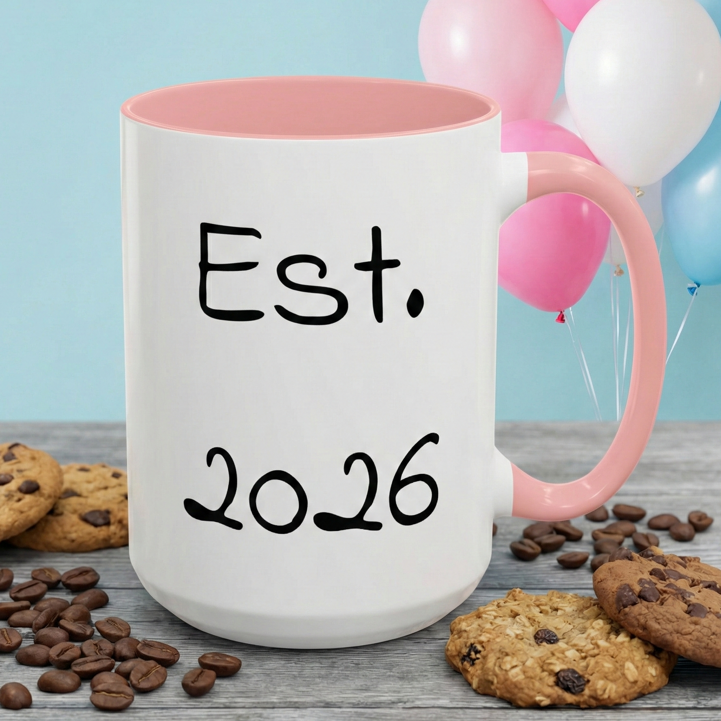 Personalized Teacher Mug, Best Teacher Ever Gift, Custom Educator Coffee Cup, 3D Gold Balloon Design, Teacher Appreciation Present