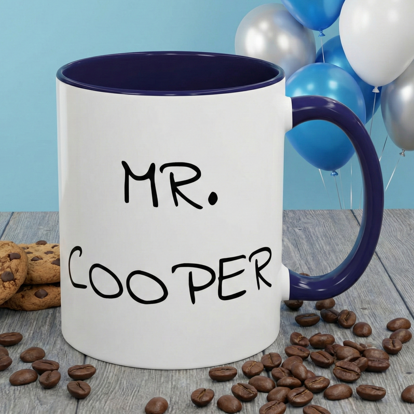 Personalized Teacher Mug, Best Teacher Ever Gift, Custom Educator Coffee Cup, 3D Gold Balloon Design, Teacher Appreciation Present