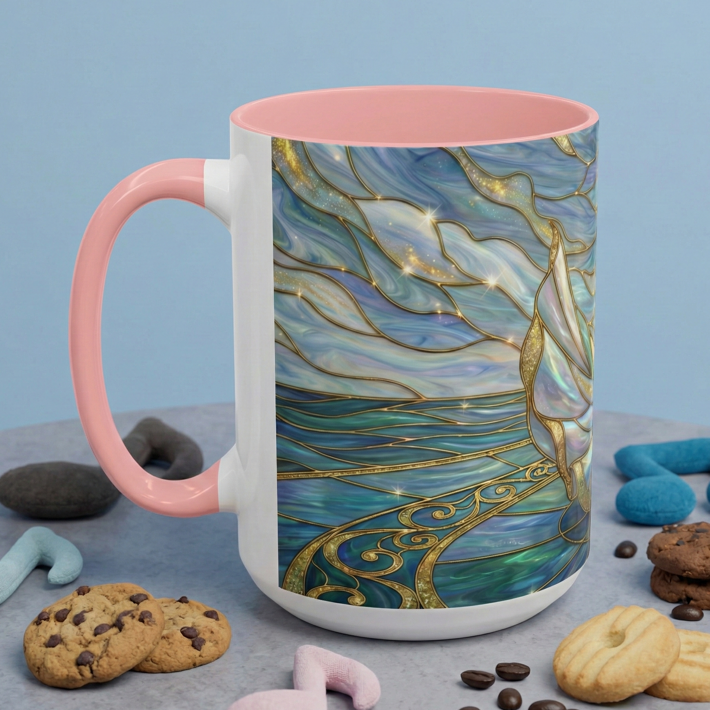 Stained Glass Mug, Dancing Couple Coffee Cup, Romantic Anniversary Gift, Ballroom Dancer Tea Cup, Wedding Present For Couple, Art Mug