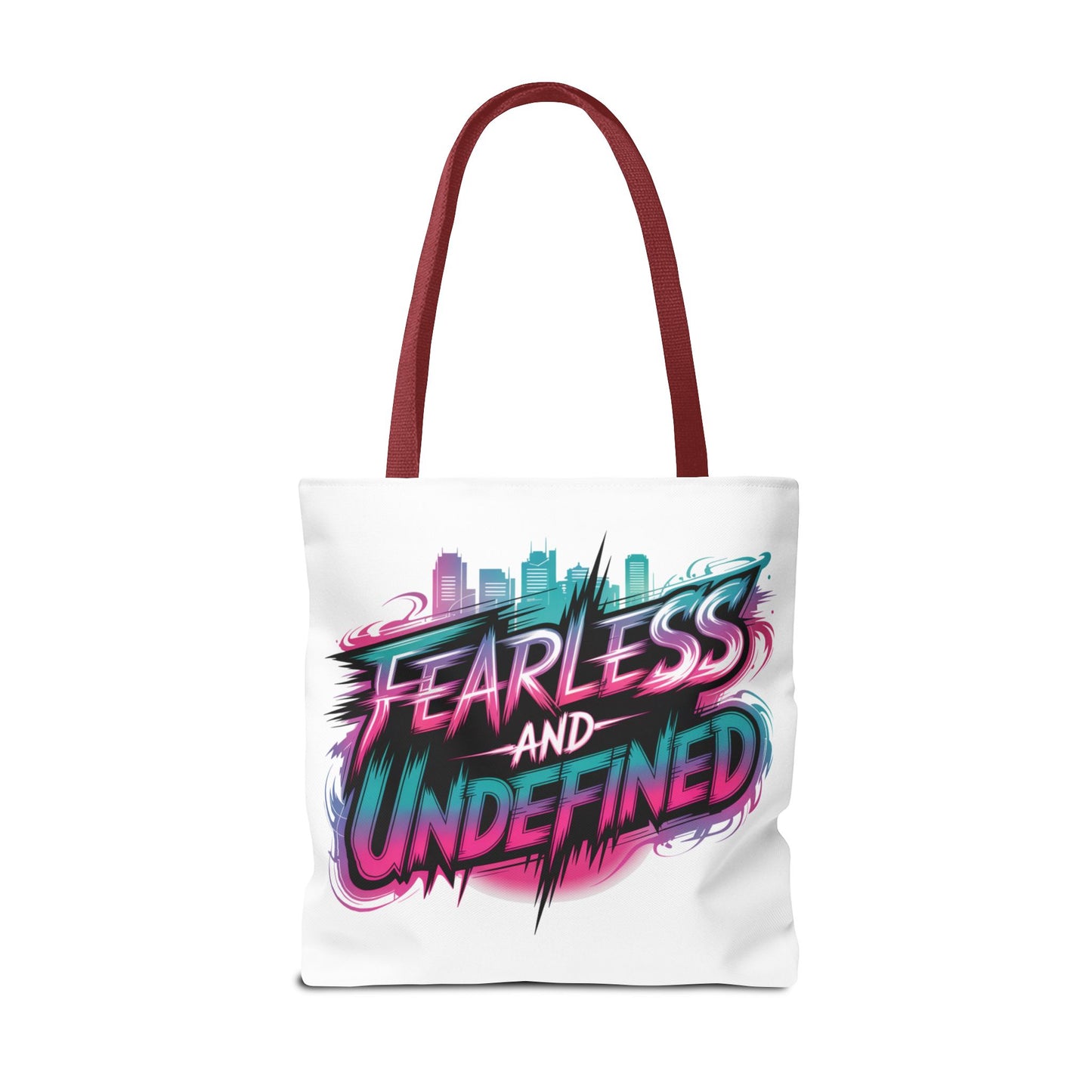 Custom Name Tote Bag | Fearless and Undefined Design | K-Pop Inspired Gift for Fans | Personalized Bold Aesthetic Bag | Trendy Streetwear Tote