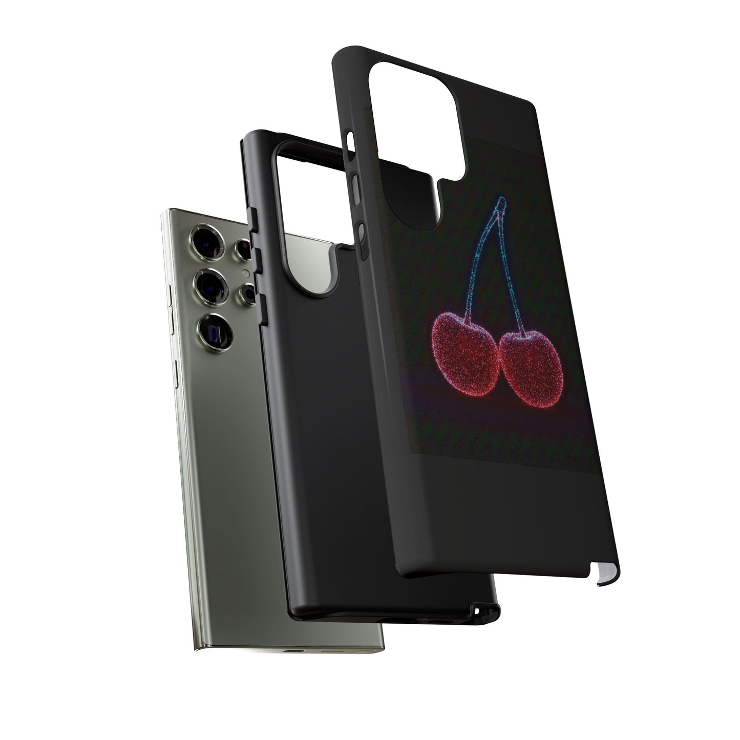 Samsung Phone Case Sparkling Cherries Phone Case Cherry Samsung Case Cherry Phone Case