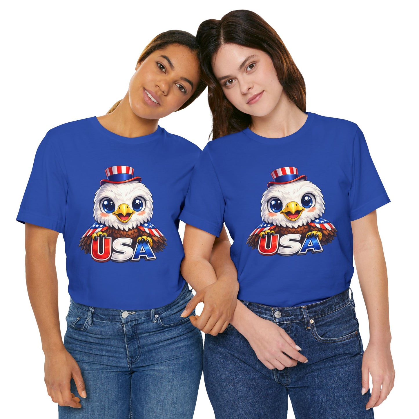 Cute USA Eagle Shirt, Patriotic Eagle T Shirt, Fourth Of July Shirt, American Flag Eagle Tee, Freedom Graphic Shirt, USA Pride Top