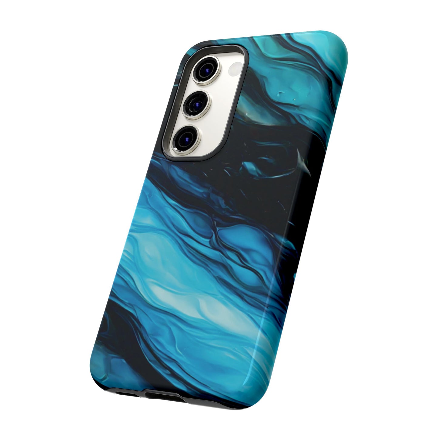 Samsung Galaxy Blue Splash Phone Case