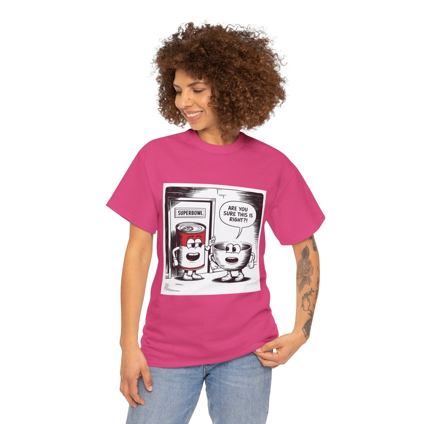 Comic Unisex Tee - Superbowl Design