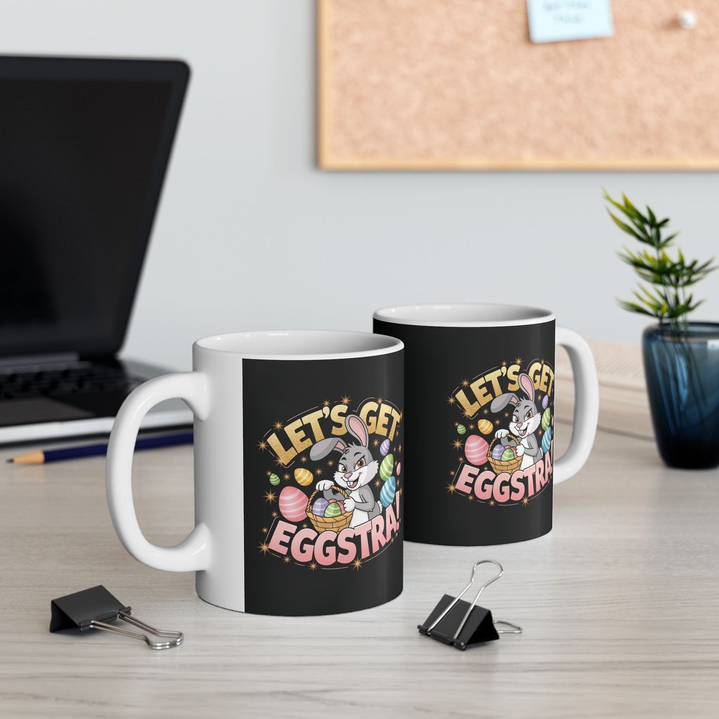 Let’s Get Eggstra Fun Ceramic Mug - Perfect for Easter Celebrations!