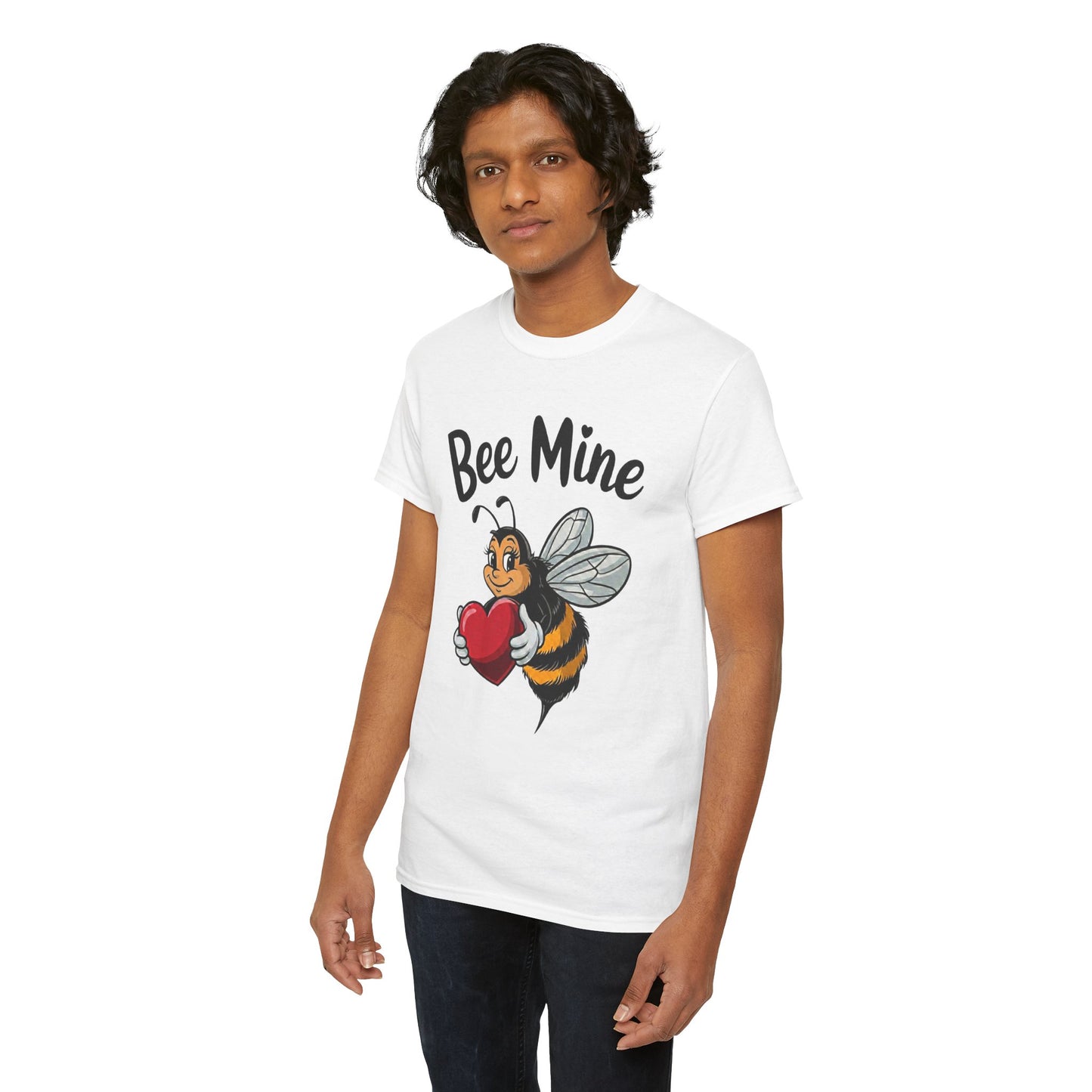 Bee Mine Shirt, Cute Valentine Shirt, Bee Love T Shirt, Funny Valentine Pun Tee, Heart Bee Graphic Shirt, Valentine Gift