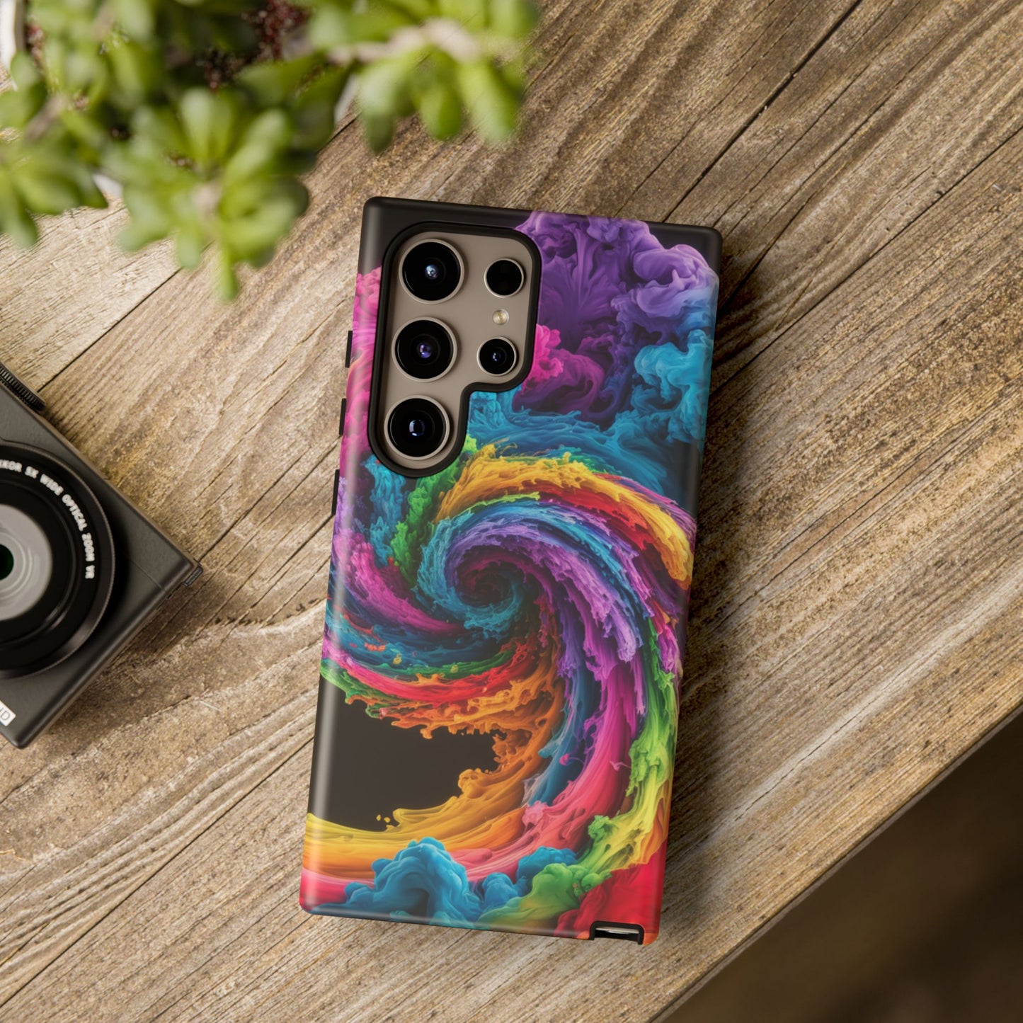 Phone Case - Colorful Swirl Design for Samsung Galaxy
