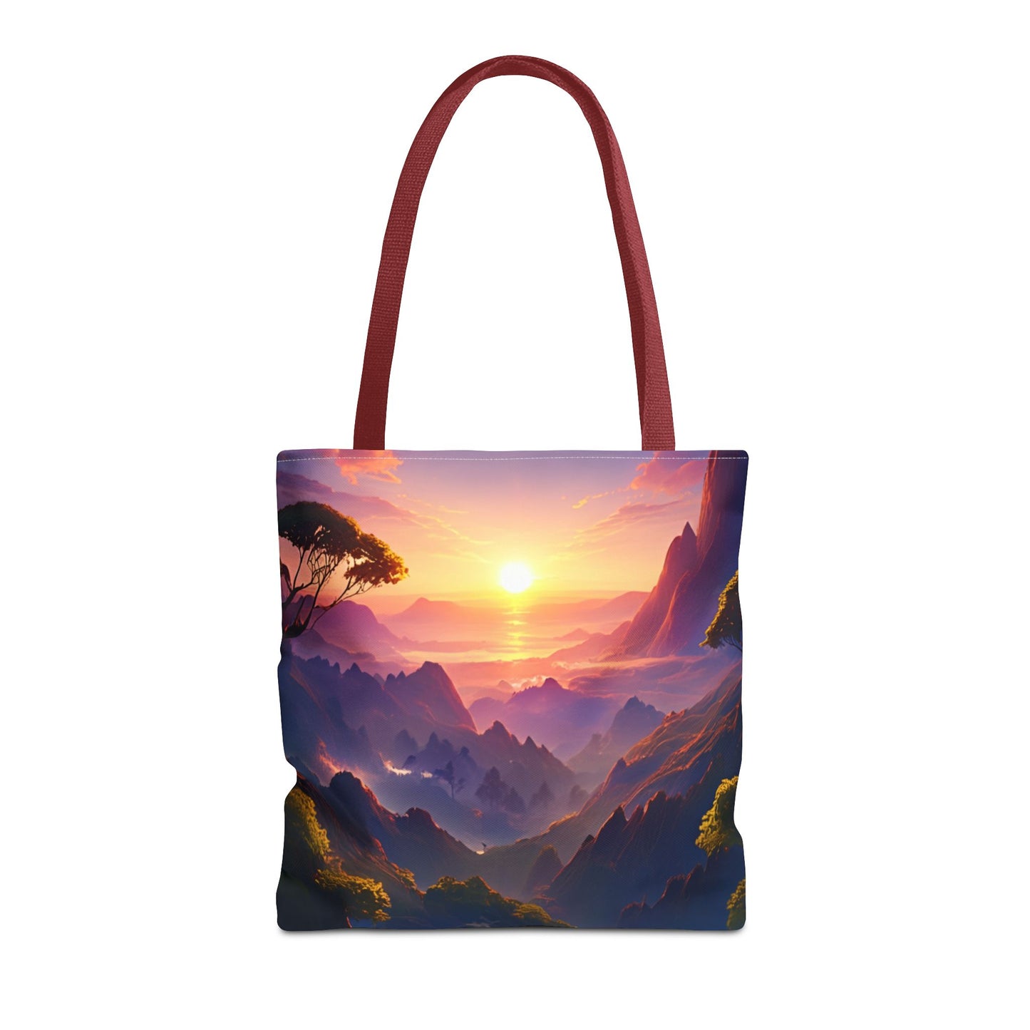 Sunset Landscape Tote Bag