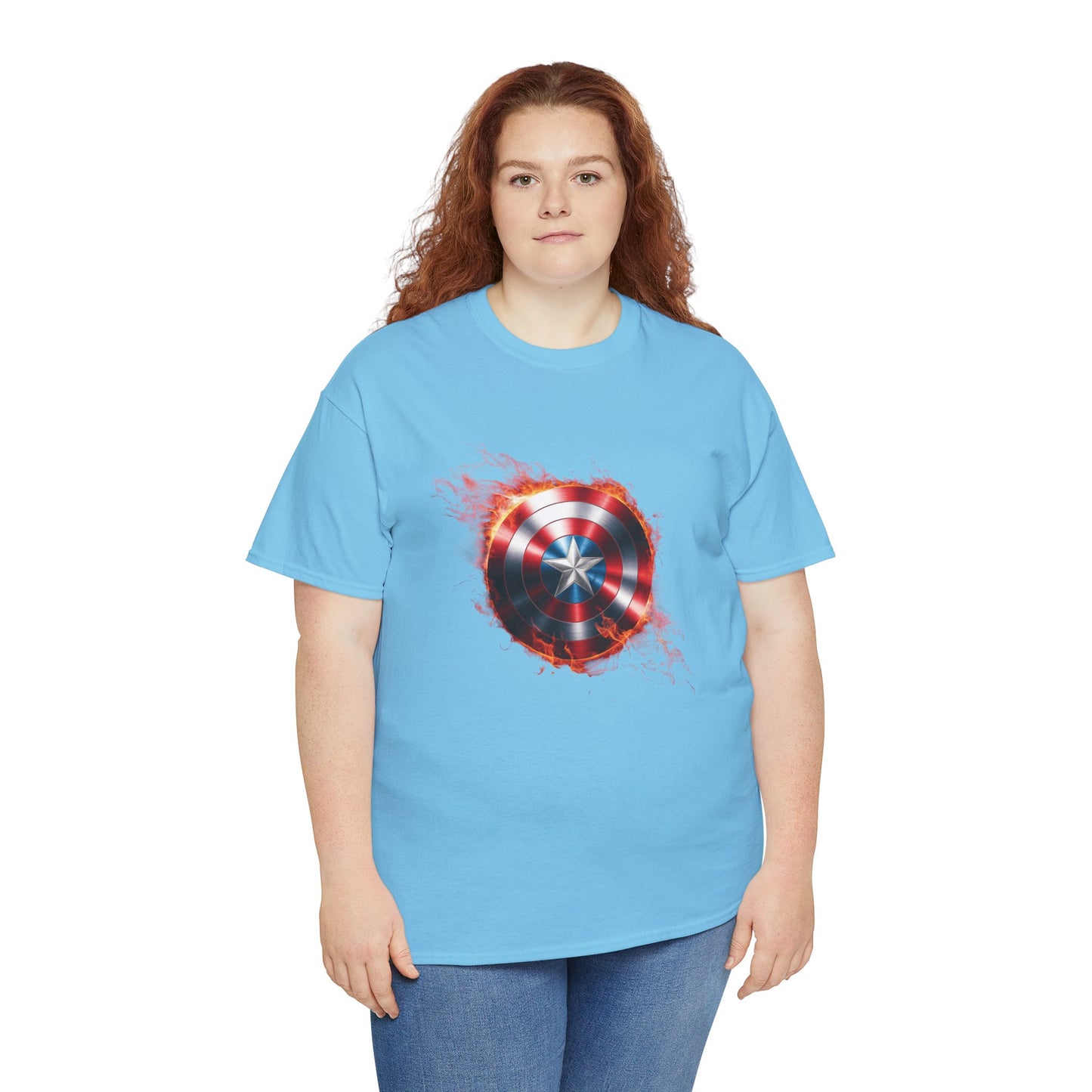 Captain America Flame Tee