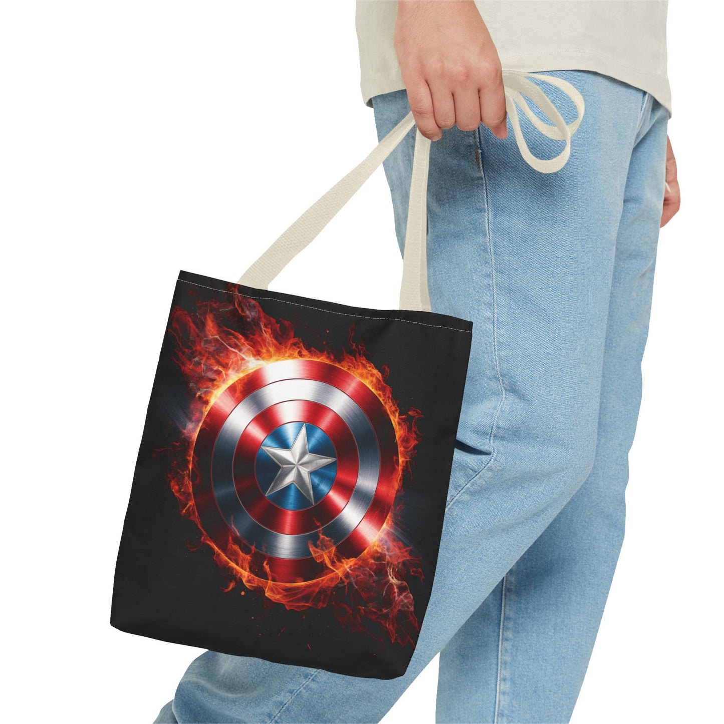 Captain America Shield Tote Bag