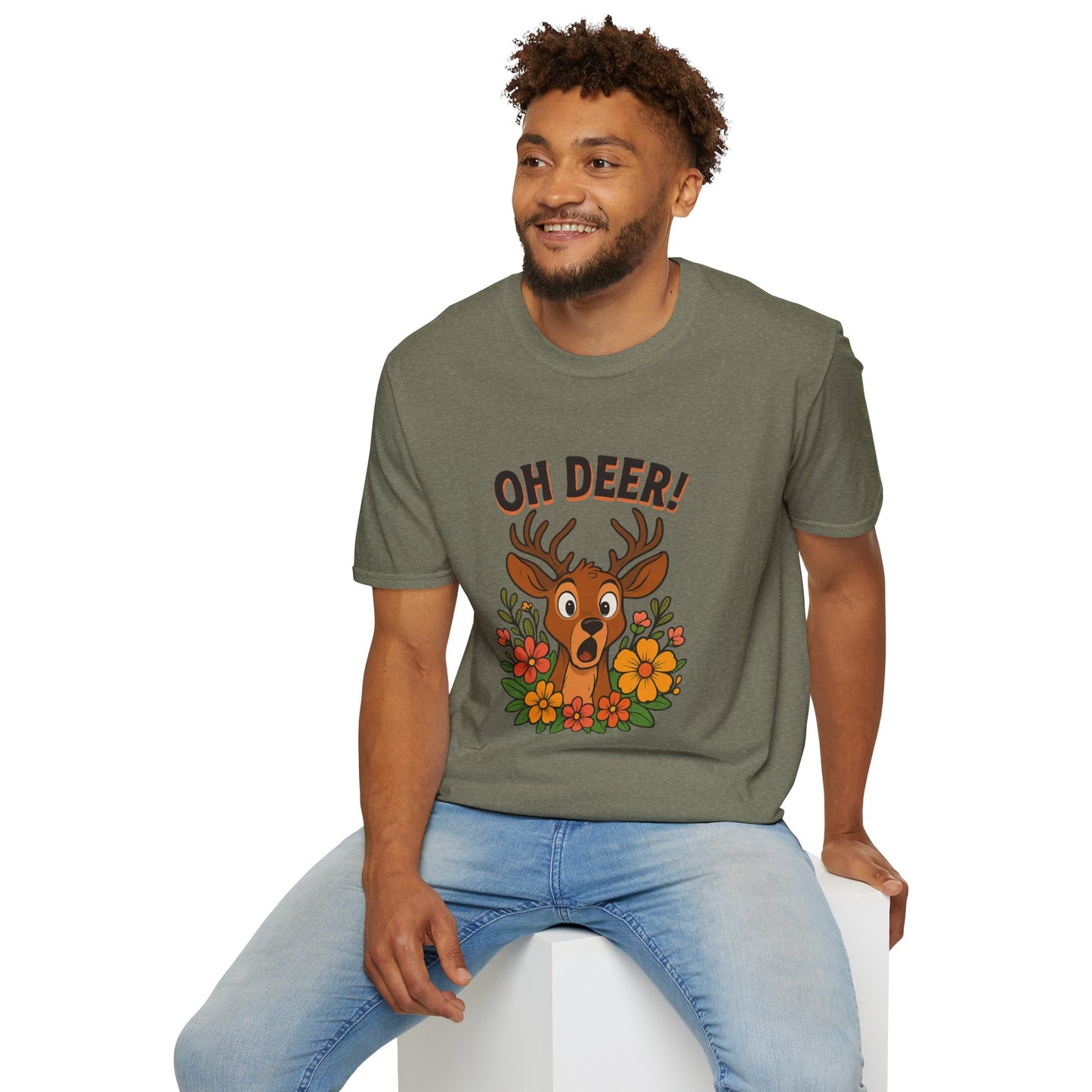 Oh Deer T-Shirt Animal Apparel Wildlife shirt Deer Tee Gift for Animal Lovers