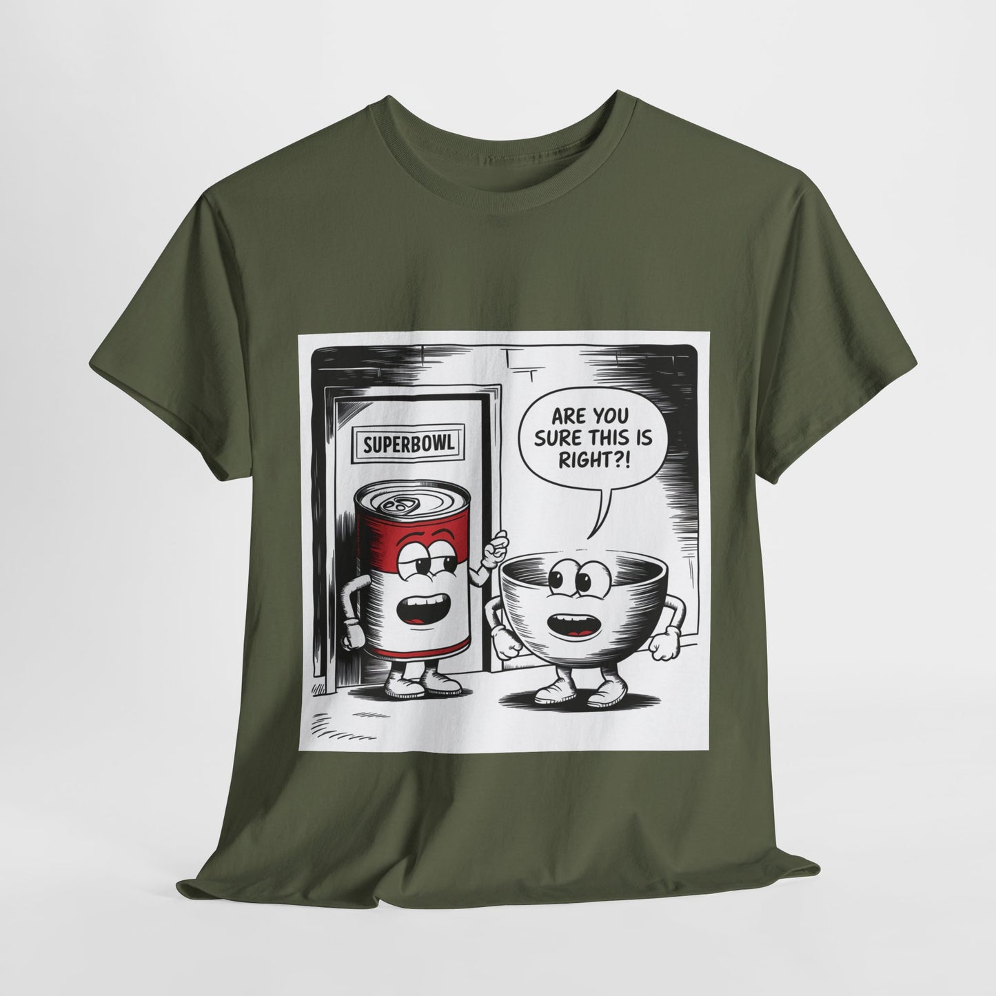 Comic Unisex Tee - Superbowl Design