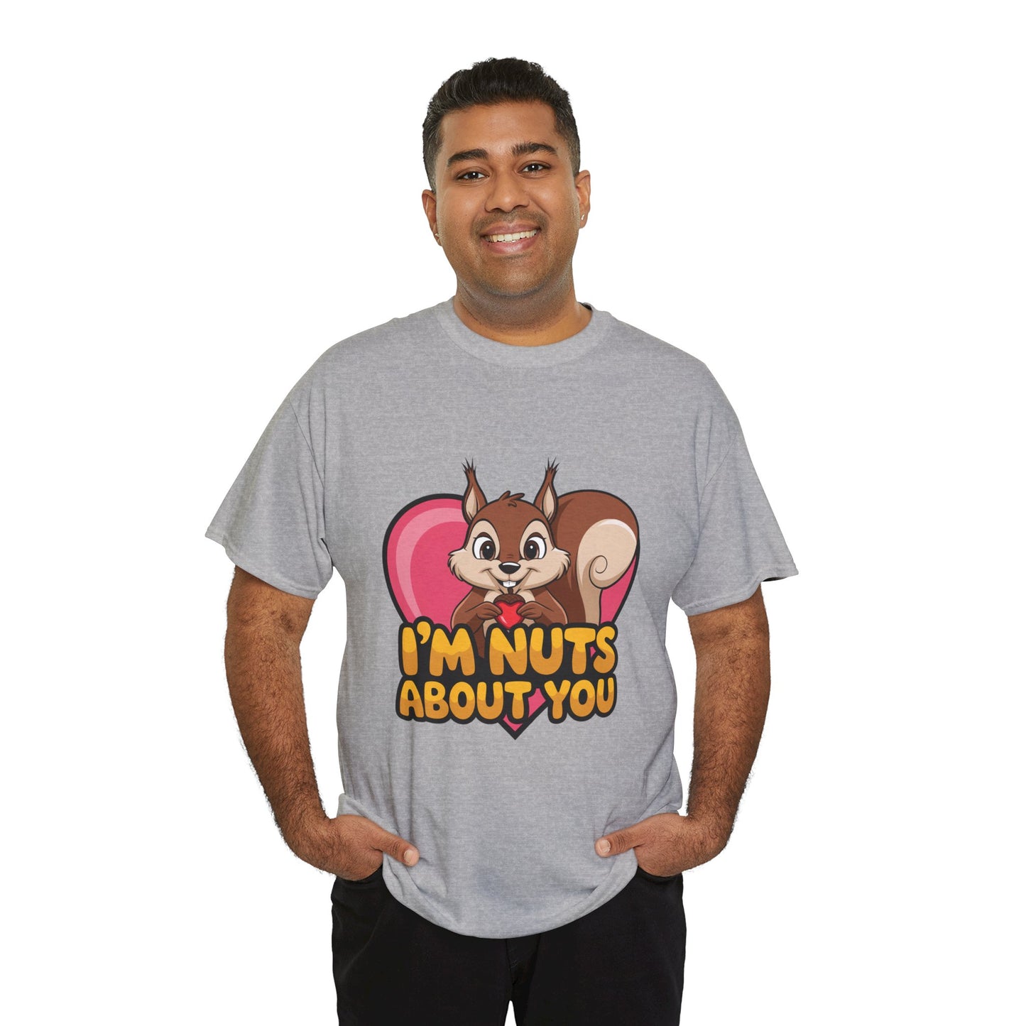 I’m Nuts About You Shirt, Funny Valentine Shirt, Squirrel Love T Shirt, Cute Animal Pun Tee, Valentine Gift For Him Her