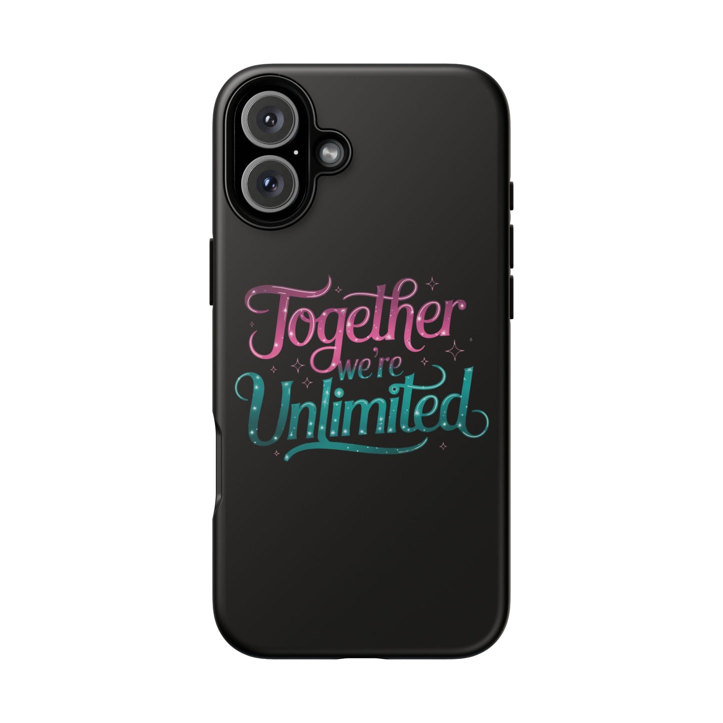 iPhone Case with Musical Quote Together We're Unlimited Musical Phone Case
