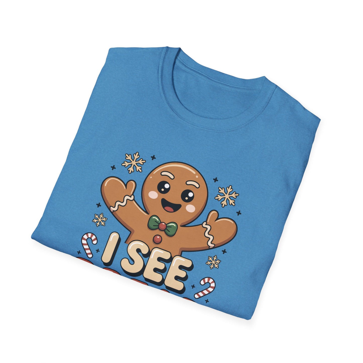 I See Bread People Shirt, Gingerbread Man Christmas Tee, Funny Holiday Baking Shirt, Cute Gingerbread Cookie TShirt, Xmas Humor Shirt, Food Pun Tee