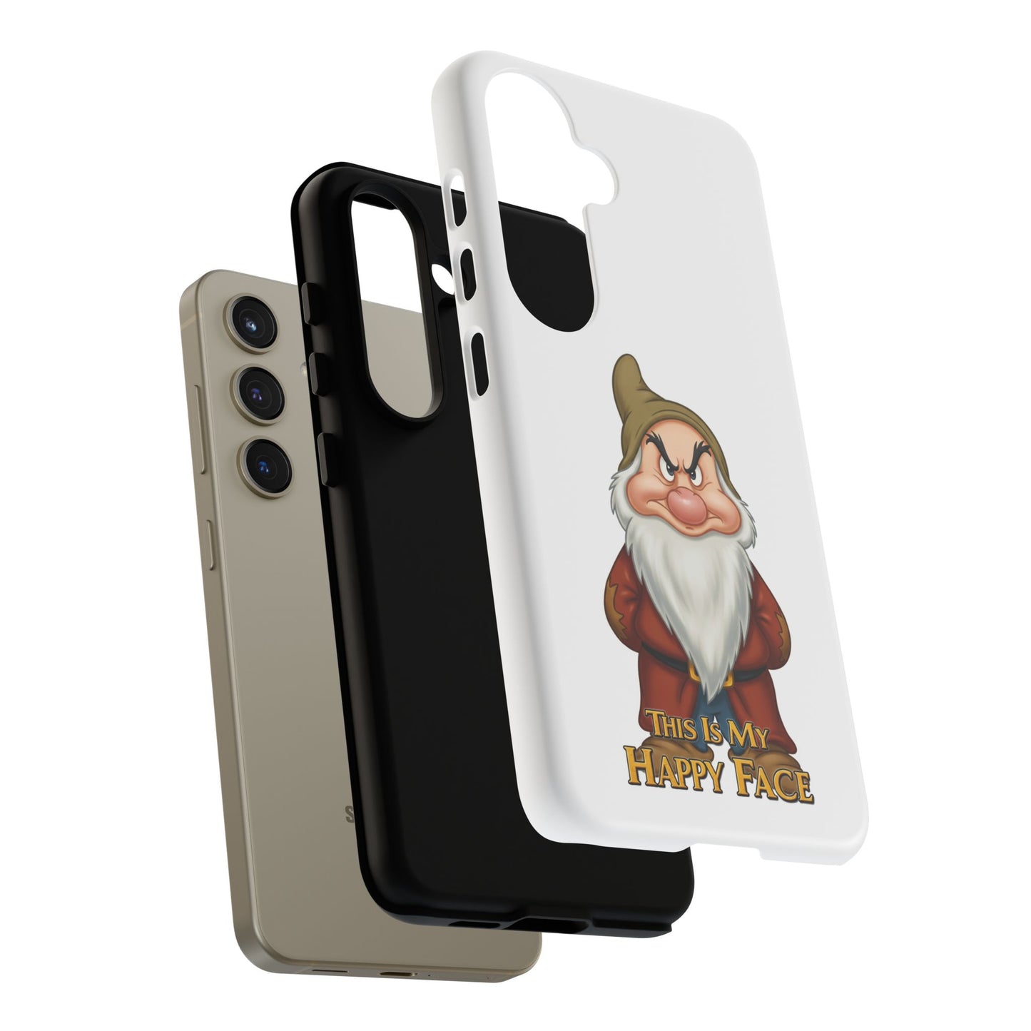 Samsung Phone Case - Grumpy Dwarf 'This is My Happy Face'