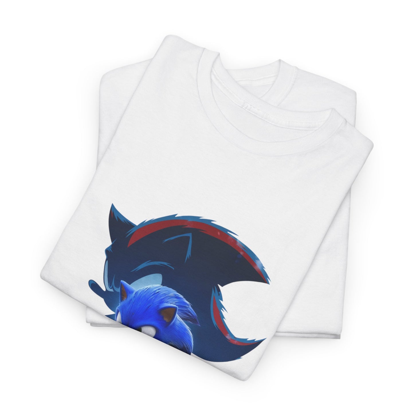 Blue Speed Hero Graphic Tee | Retro Gaming Legend T-Shirt | Fan Inspired Gamer Apparel | Cool Vintage Style Unisex Shirt for Adults & Teens