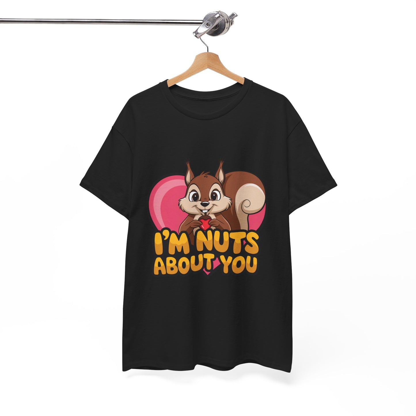 I’m Nuts About You Shirt, Funny Valentine Shirt, Squirrel Love T Shirt, Cute Animal Pun Tee, Valentine Gift For Him Her