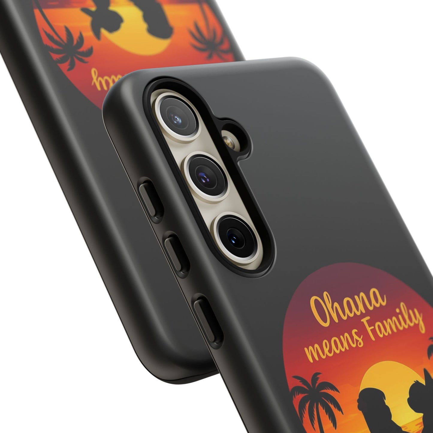 Ohana Means Family Samsung Case – Cute Hawaii Sunset Phone Cover – Lilo and Stitch-Inspired Gift – Protective Case for Galaxy S Series