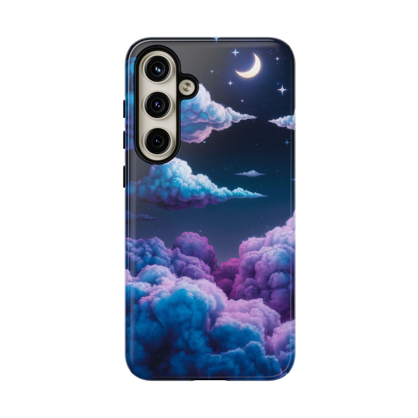 Dreamy Clouds & Moon Tough Samsung Galaxy Case