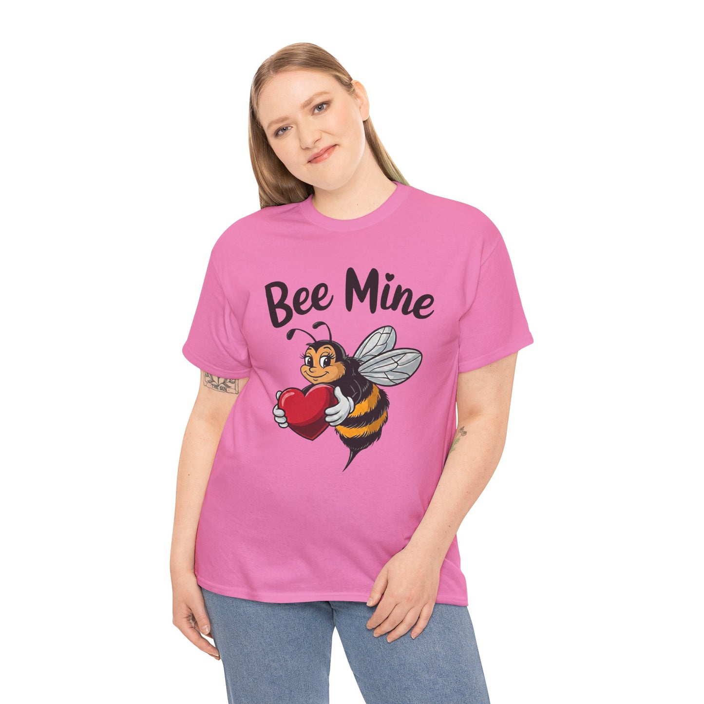 Bee Mine Shirt, Cute Valentine Shirt, Bee Love T Shirt, Funny Valentine Pun Tee, Heart Bee Graphic Shirt, Valentine Gift