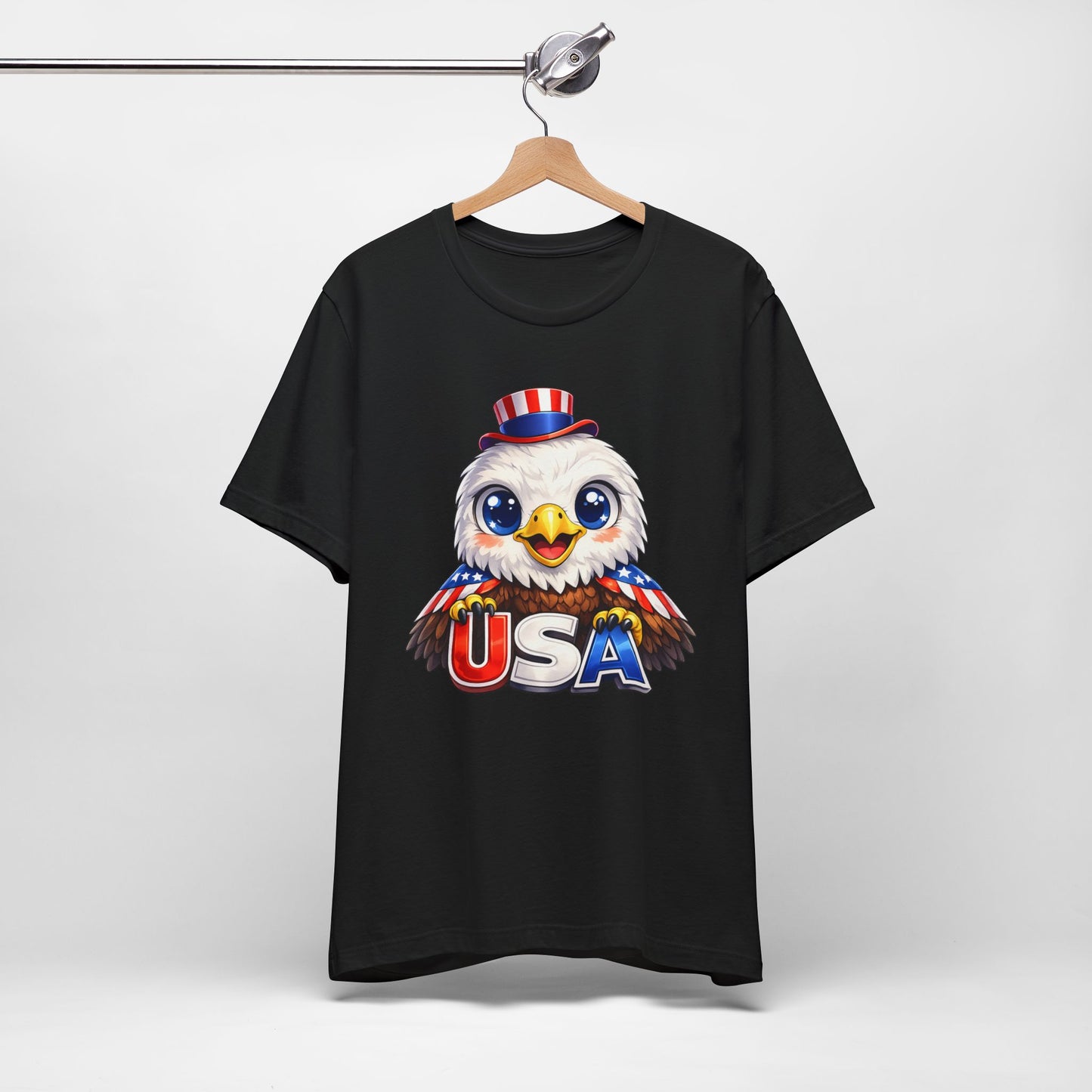 Cute USA Eagle Shirt, Patriotic Eagle T Shirt, Fourth Of July Shirt, American Flag Eagle Tee, Freedom Graphic Shirt, USA Pride Top