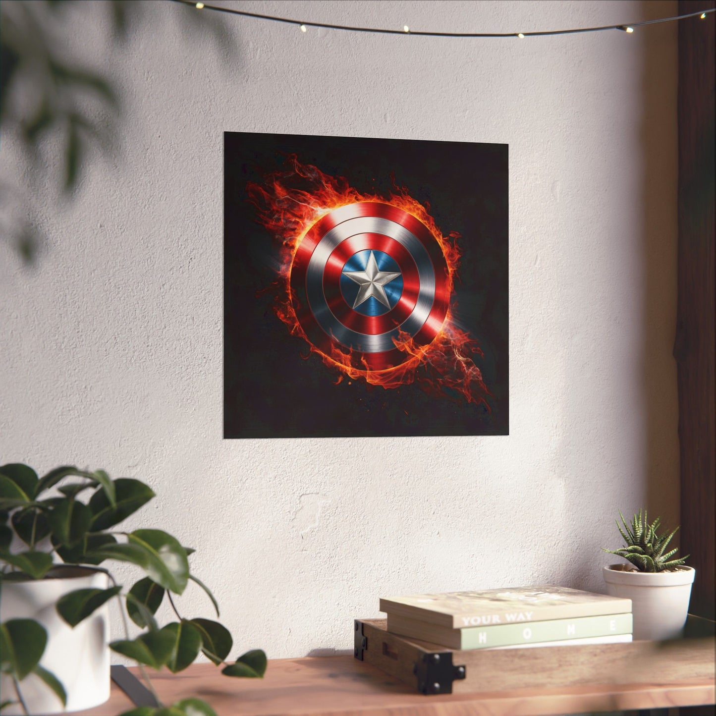 Poster - Captain America Shield Design