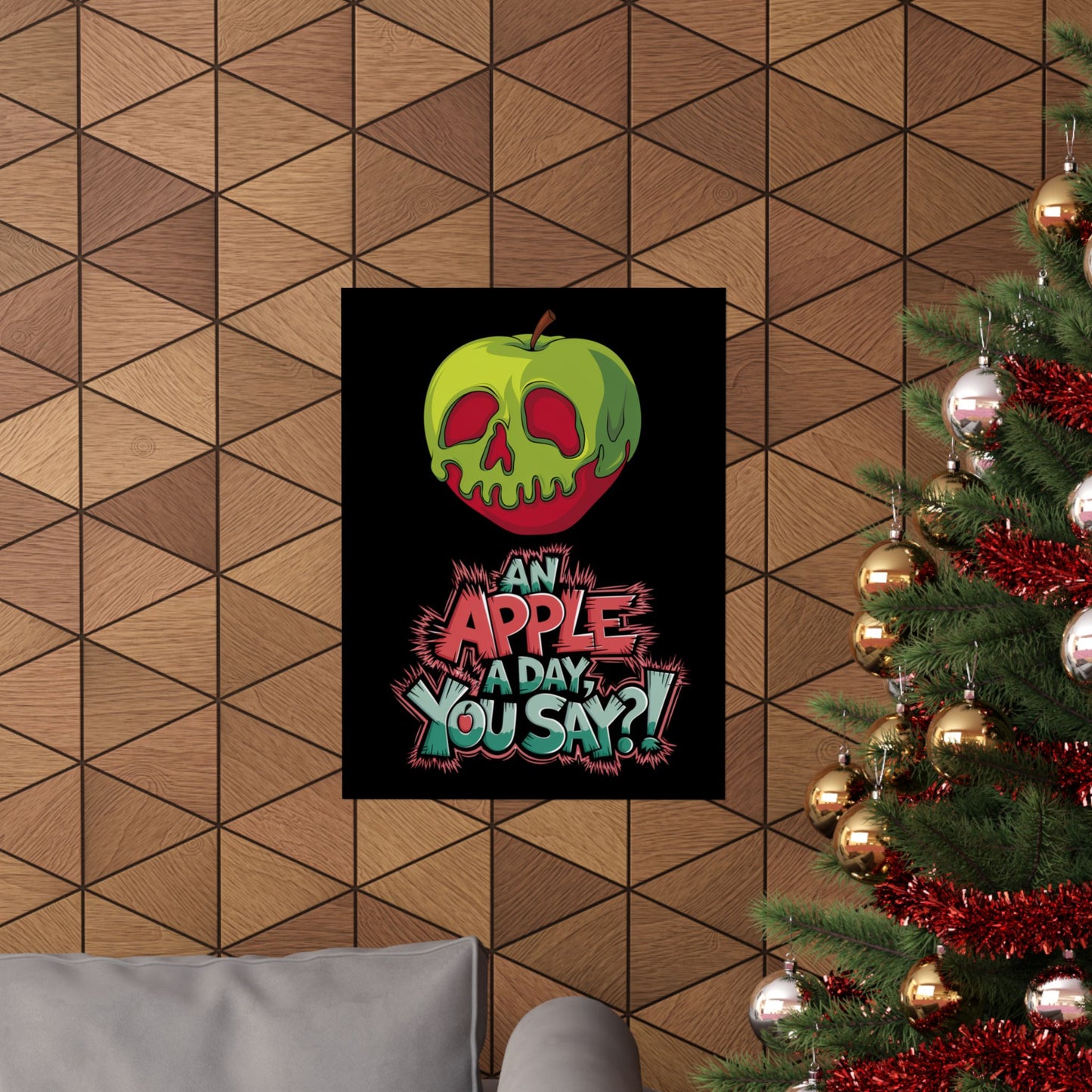 Vertical Poster - Poison Apple 'An Apple a Day You Say'