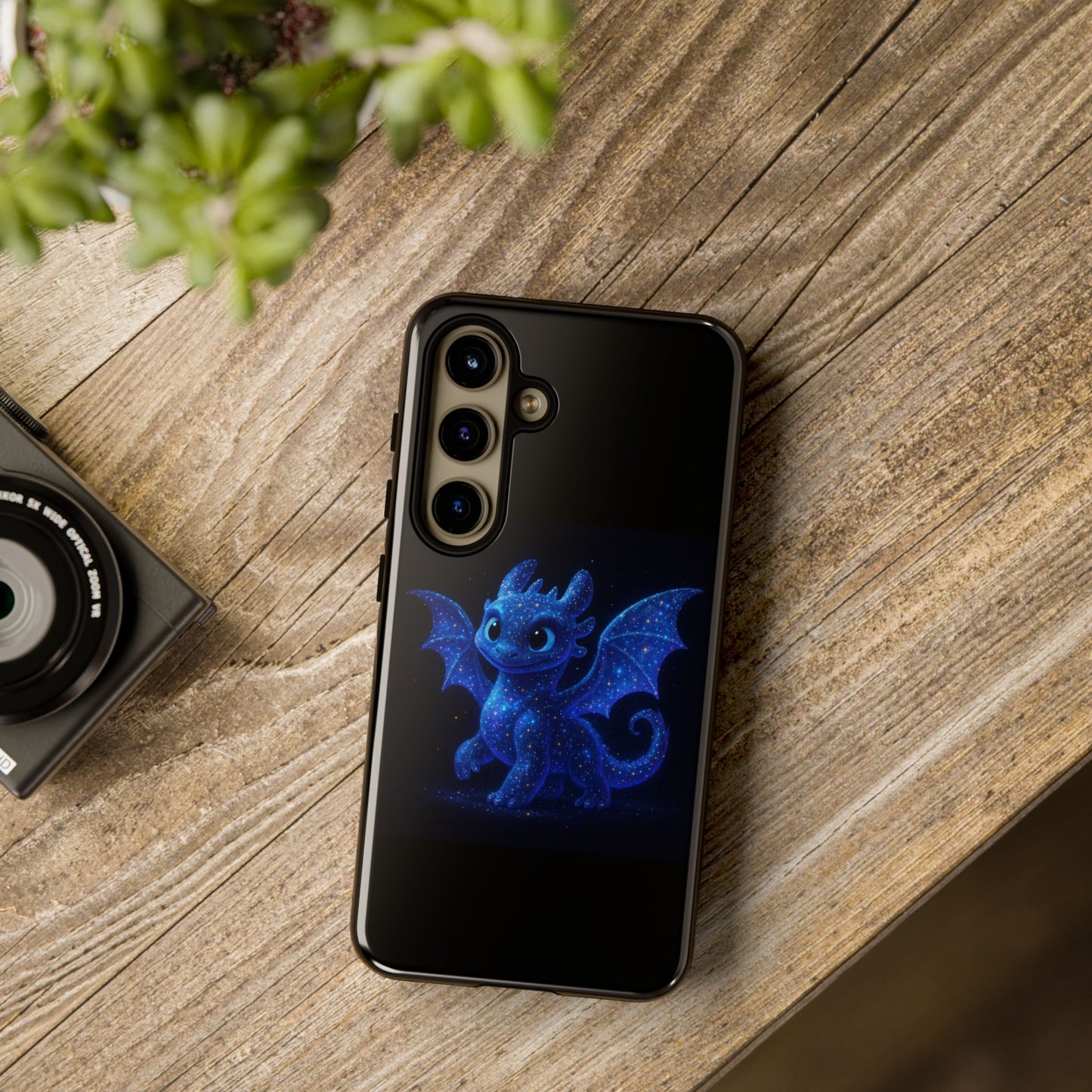 Galaxy Dragon Samsung Case - Fantasy Starry Night Art for Galaxy Phone | Cute Cosmic Dragon Phone Cover Gift for Her or Him