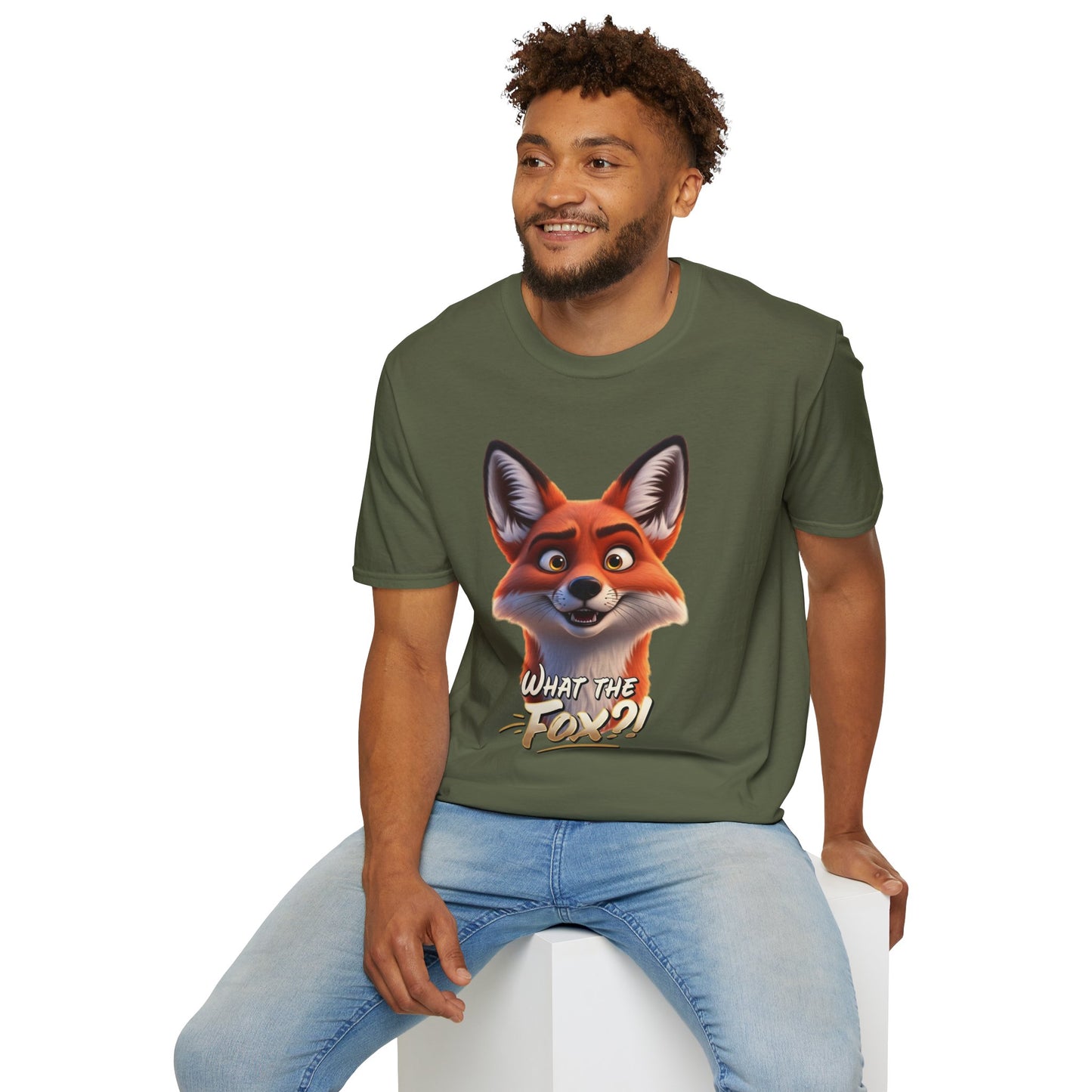 What The Fox T-Shirt, Funny Fox Graphic Tee, Animal Lover Shirt, Cute Pun Gift, Woodland Animal Top, Fun Casual Shirt For Men And Women