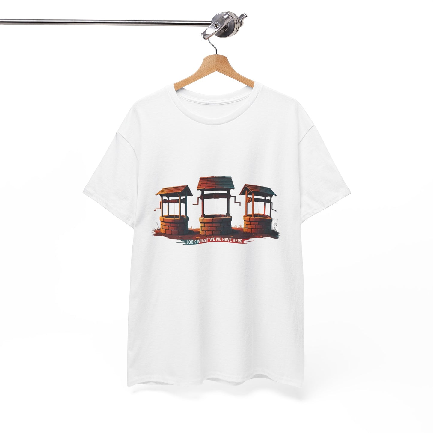 Funny “Well Well Well” T-Shirt • Pun Graphic Tee with Wishing Wells • Retro Vintage Humor Shirt • Gift for Pun Lovers & Joke Fans