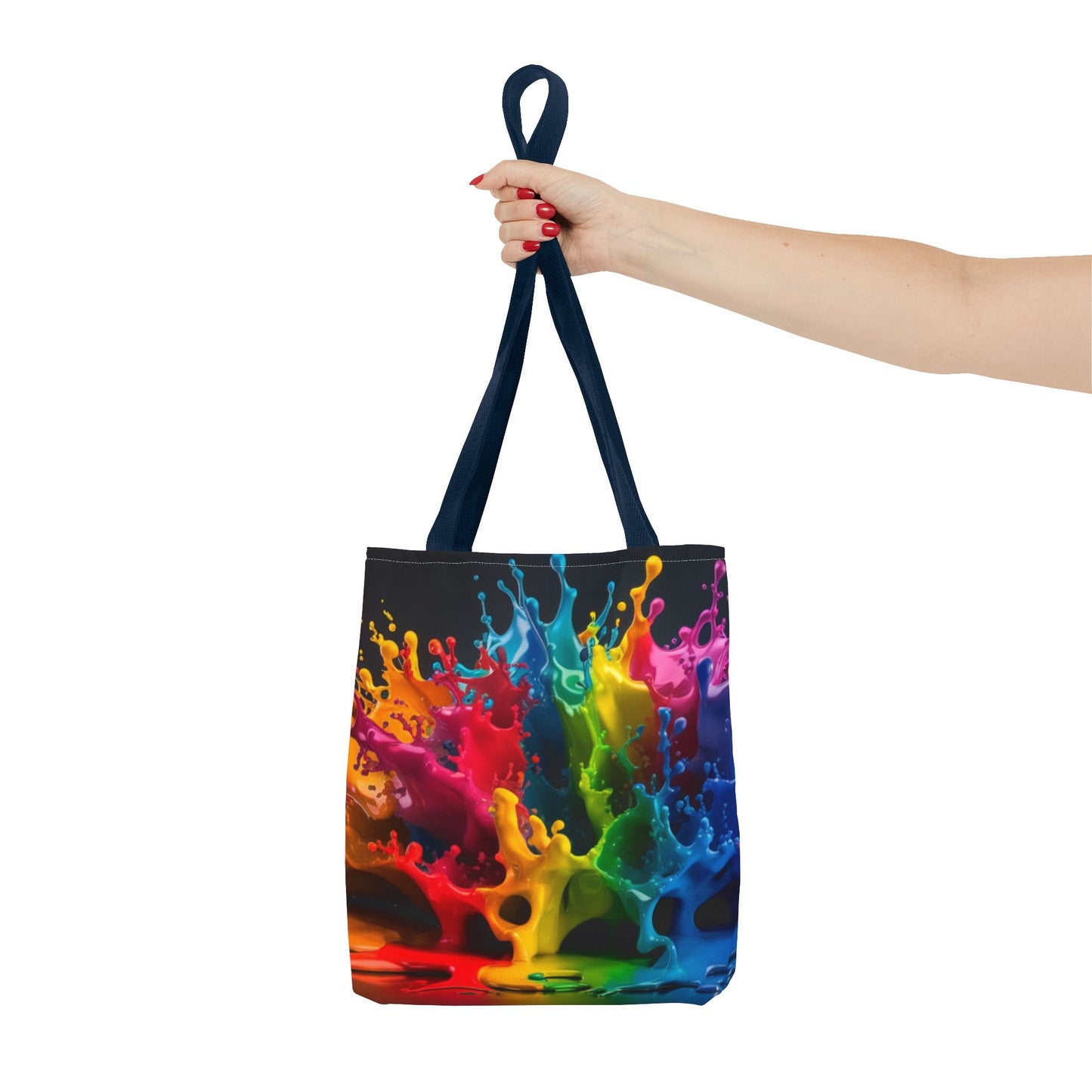 Colorful Splash Tote Bag - Vibrant Art for Every Occasion