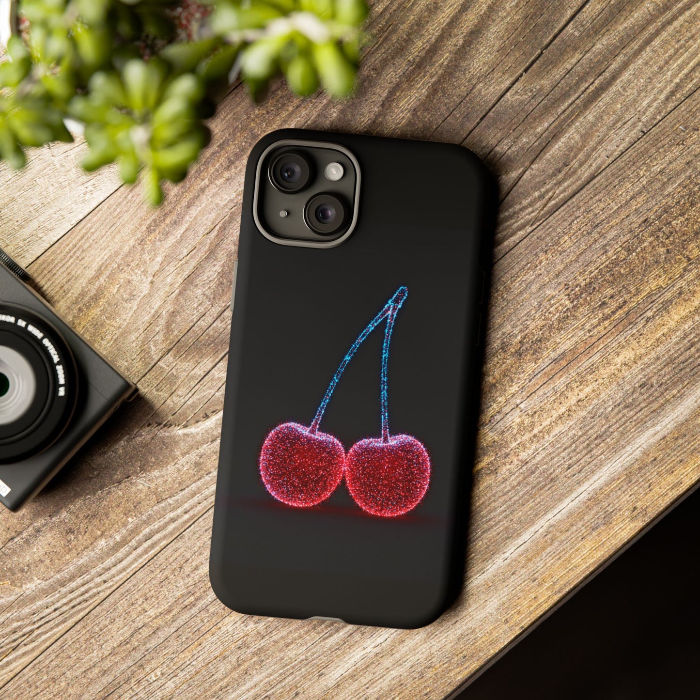 iPhone Case Bioluminescent Cherries Cherry Phone Case Cherry iPhone Case