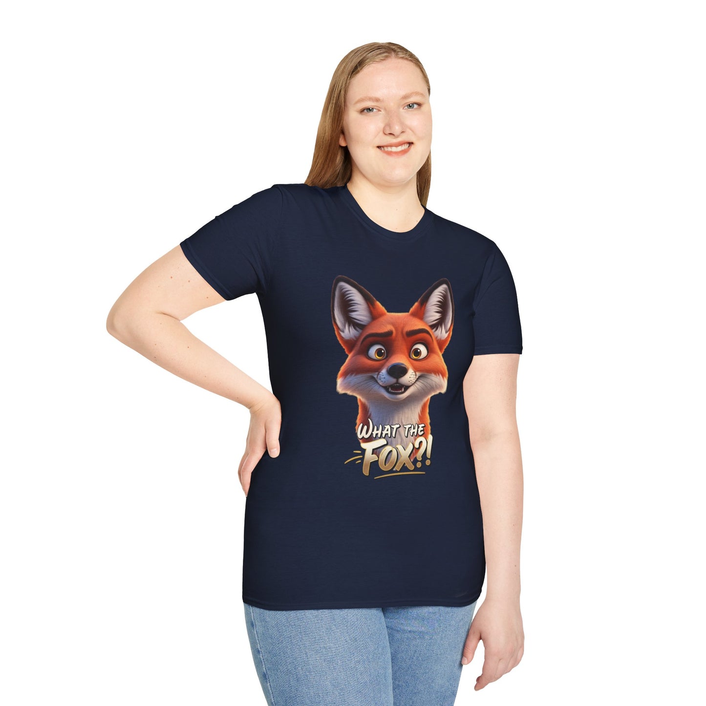 What The Fox T-Shirt, Funny Fox Graphic Tee, Animal Lover Shirt, Cute Pun Gift, Woodland Animal Top, Fun Casual Shirt For Men And Women