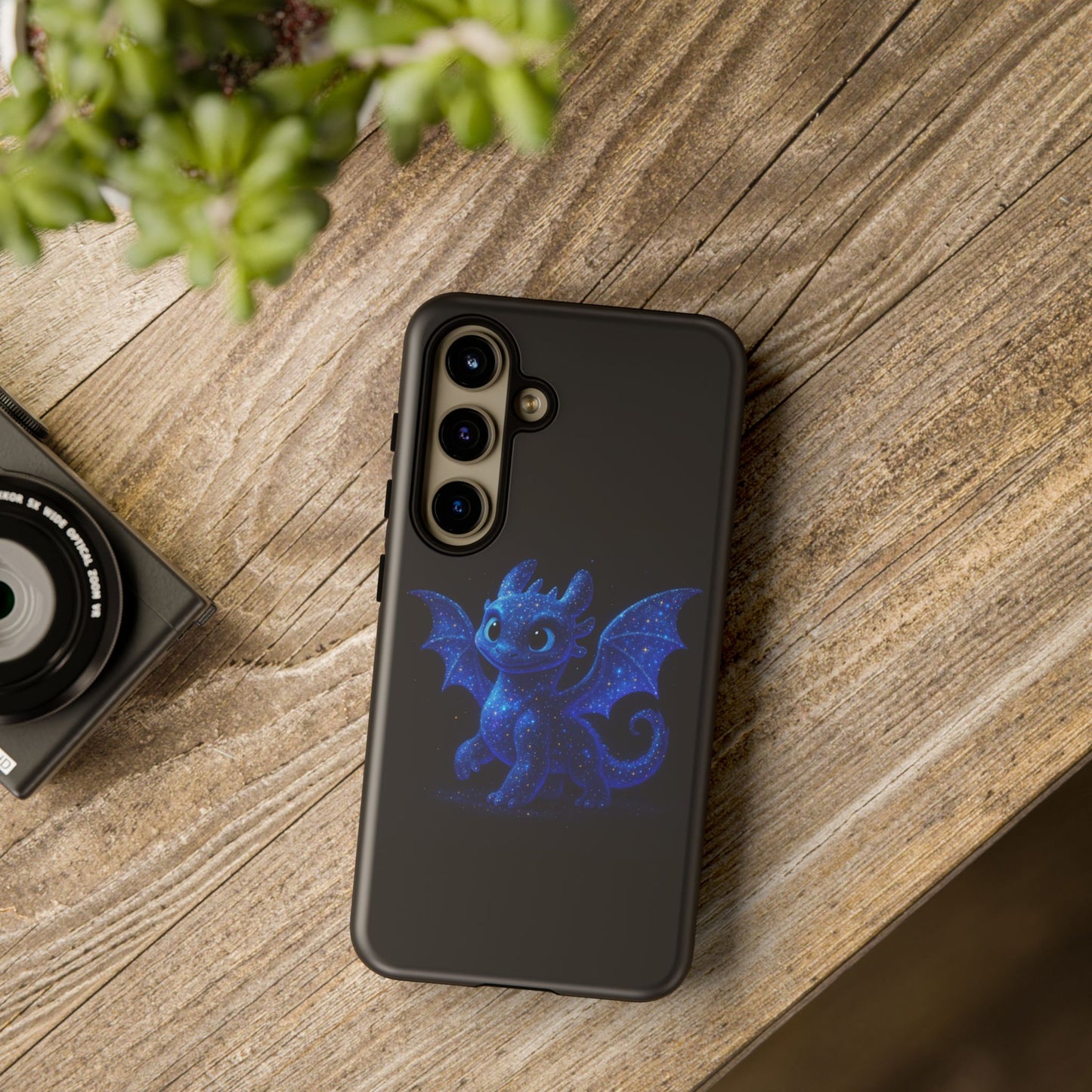 Galaxy Dragon Samsung Case - Fantasy Starry Night Art for Galaxy Phone | Cute Cosmic Dragon Phone Cover Gift for Her or Him